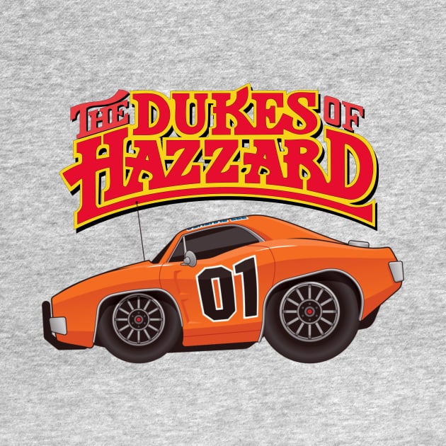 The Dukes of Hazzard caricatura by w.d.roswell